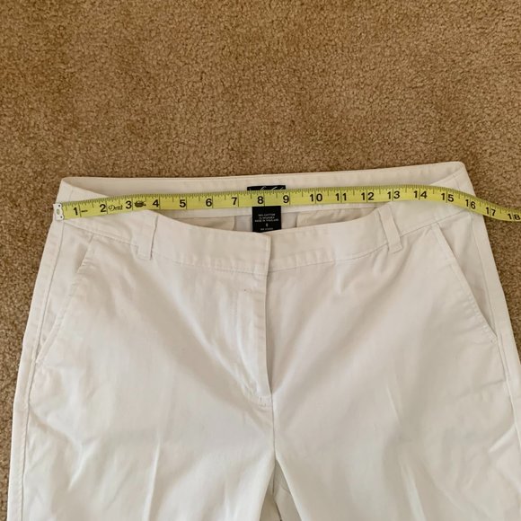 2/$20 - Lord & Taylor White Ankle Pants - Size 8 - Picture 8 of 8